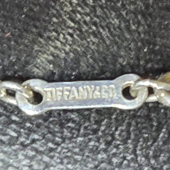 Tiffany & Co Sterling Silver Elsa Paretti Open Heart Necklace - Picture 5 of 5